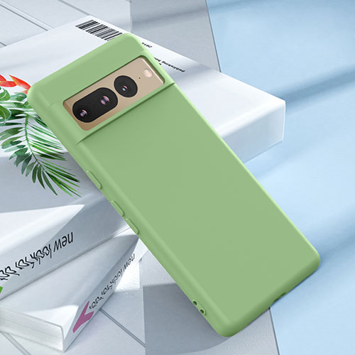 Ultra-thin Silicone Gel Soft Case 360 Degrees Cover YK1 for Google Pixel 7 Pro 5G Green