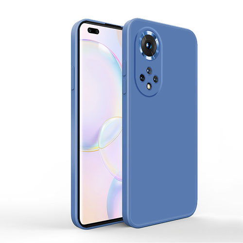 Ultra-thin Silicone Gel Soft Case 360 Degrees Cover YK1 for Huawei Honor 50 Pro 5G Blue