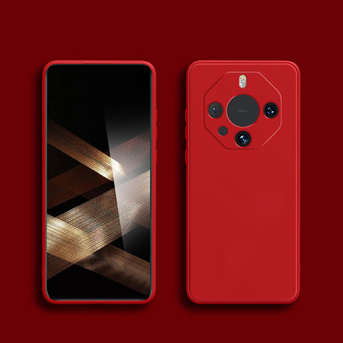 Ultra-thin Silicone Gel Soft Case 360 Degrees Cover YK1 for Huawei Mate 60 RS Ultimate Red