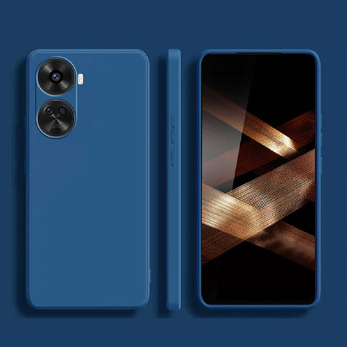 Ultra-thin Silicone Gel Soft Case 360 Degrees Cover YK1 for Huawei Nova 11 SE Blue