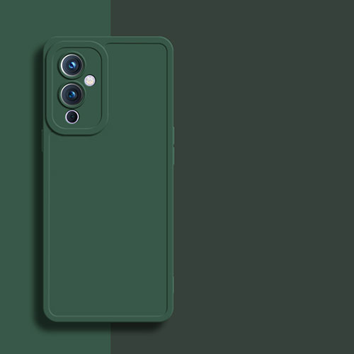 Ultra-thin Silicone Gel Soft Case 360 Degrees Cover YK1 for OnePlus 9 5G Green