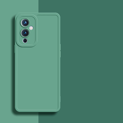 Ultra-thin Silicone Gel Soft Case 360 Degrees Cover YK1 for OnePlus 9 5G Matcha Green