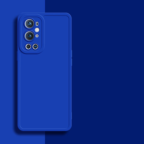 Ultra-thin Silicone Gel Soft Case 360 Degrees Cover YK1 for OnePlus 9 Pro 5G Blue