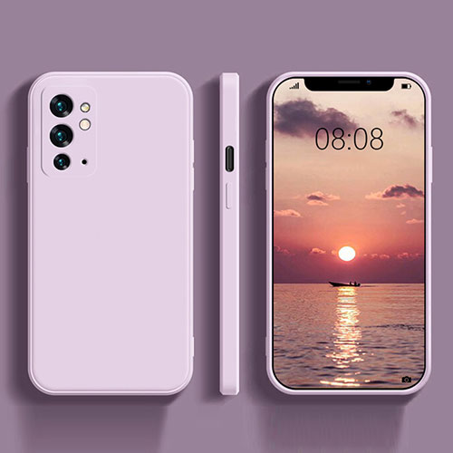 Ultra-thin Silicone Gel Soft Case 360 Degrees Cover YK1 for OnePlus 9RT 5G Clove Purple