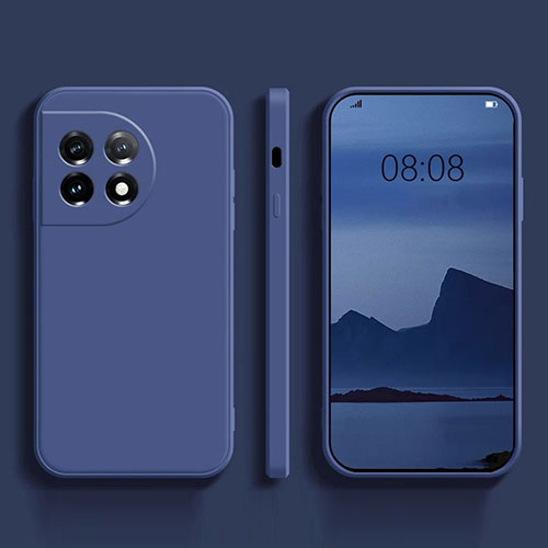 Ultra-thin Silicone Gel Soft Case 360 Degrees Cover YK1 for OnePlus Ace 2 Pro 5G Blue