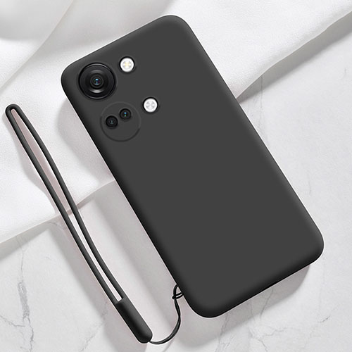 Ultra-thin Silicone Gel Soft Case 360 Degrees Cover YK1 for OnePlus Ace 2V 5G Black