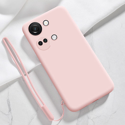 Ultra-thin Silicone Gel Soft Case 360 Degrees Cover YK1 for OnePlus Ace 2V 5G Pink