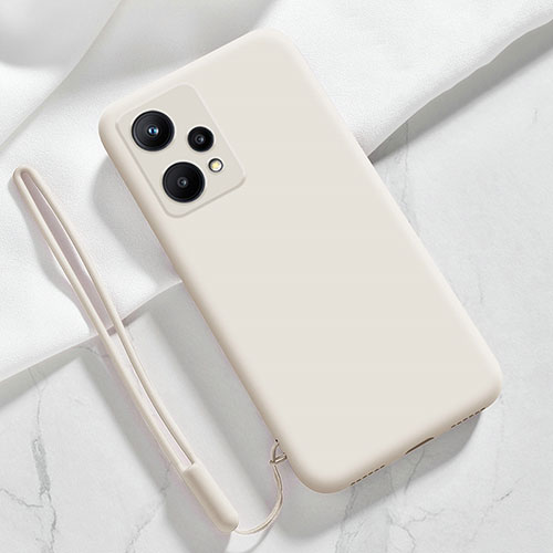 Ultra-thin Silicone Gel Soft Case 360 Degrees Cover YK1 for Realme 9 5G White