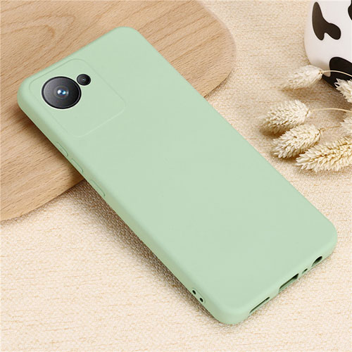 Ultra-thin Silicone Gel Soft Case 360 Degrees Cover YK1 for Realme C30s Green