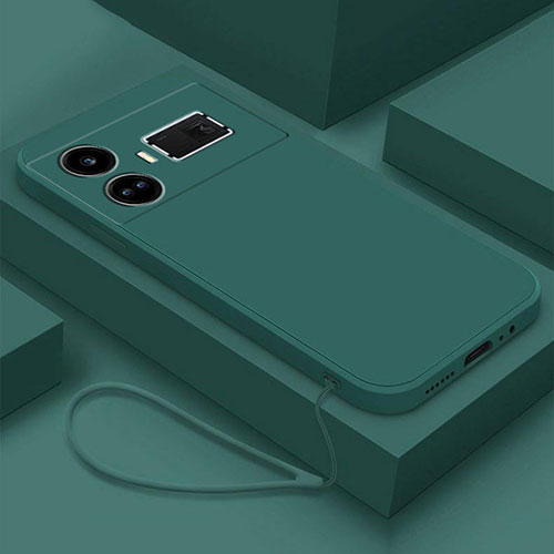 Ultra-thin Silicone Gel Soft Case 360 Degrees Cover YK1 for Realme GT Neo5 5G Midnight Green