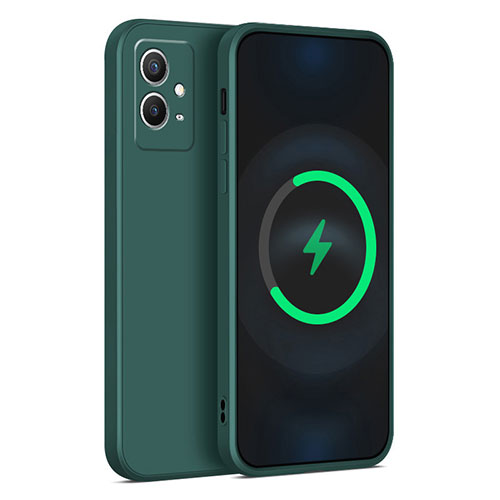 Ultra-thin Silicone Gel Soft Case 360 Degrees Cover YK1 for Vivo iQOO Z6 5G Midnight Green