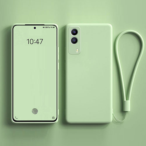 Ultra-thin Silicone Gel Soft Case 360 Degrees Cover YK1 for Vivo V21e 5G Green