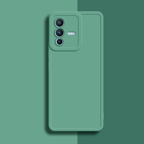 Ultra-thin Silicone Gel Soft Case 360 Degrees Cover YK1 for Vivo V23 Pro 5G Green