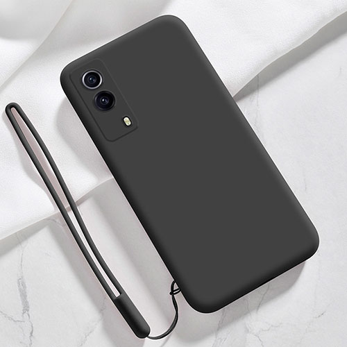 Ultra-thin Silicone Gel Soft Case 360 Degrees Cover YK1 for Vivo Y53s t2 Black