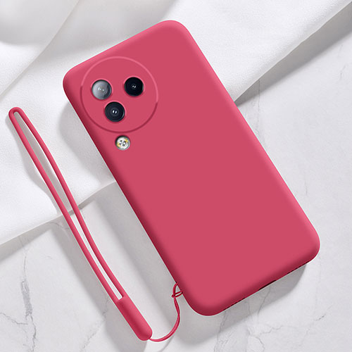 Ultra-thin Silicone Gel Soft Case 360 Degrees Cover YK1 for Xiaomi Civi 3 5G Red