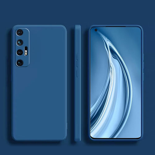 Ultra-thin Silicone Gel Soft Case 360 Degrees Cover YK1 for Xiaomi Mi 10S 5G Blue