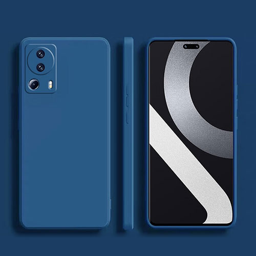 Ultra-thin Silicone Gel Soft Case 360 Degrees Cover YK1 for Xiaomi Mi 13 Lite 5G Blue