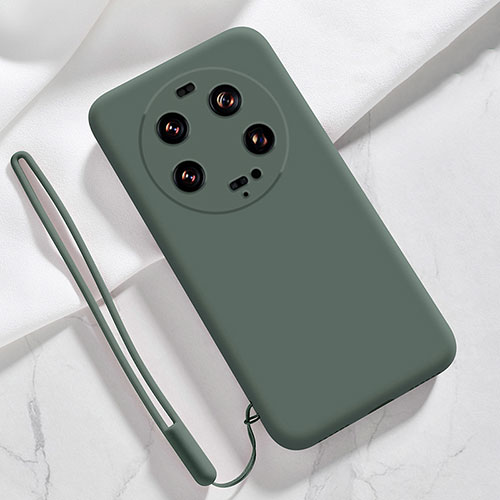 Ultra-thin Silicone Gel Soft Case 360 Degrees Cover YK1 for Xiaomi Mi 13 Ultra 5G Midnight Green