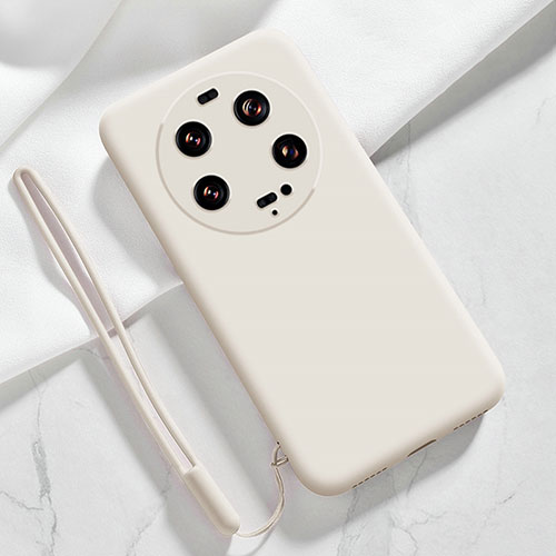 Ultra-thin Silicone Gel Soft Case 360 Degrees Cover YK1 for Xiaomi Mi 13 Ultra 5G White