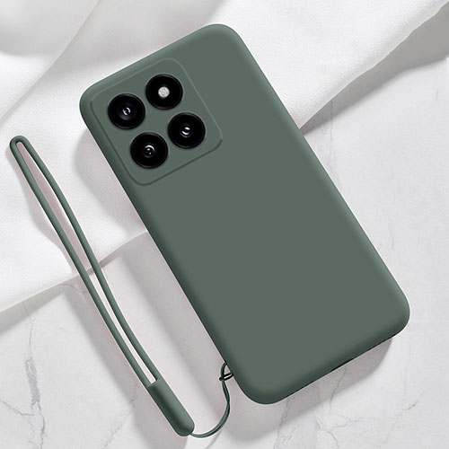 Ultra-thin Silicone Gel Soft Case 360 Degrees Cover YK1 for Xiaomi Mi 14 5G Midnight Green