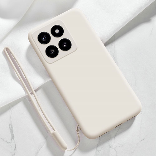 Ultra-thin Silicone Gel Soft Case 360 Degrees Cover YK1 for Xiaomi Mi 14 Pro 5G White