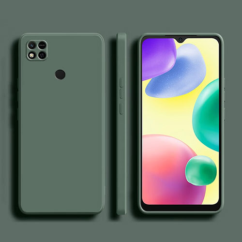 Ultra-thin Silicone Gel Soft Case 360 Degrees Cover YK1 for Xiaomi POCO C31 Green