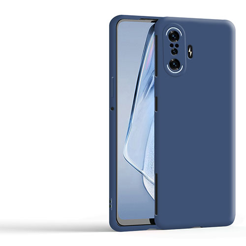 Ultra-thin Silicone Gel Soft Case 360 Degrees Cover YK1 for Xiaomi Poco F3 GT 5G Blue