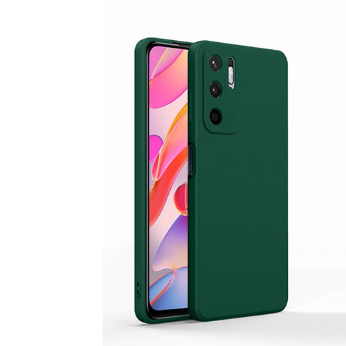 Ultra-thin Silicone Gel Soft Case 360 Degrees Cover YK1 for Xiaomi POCO M3 Pro 5G Green