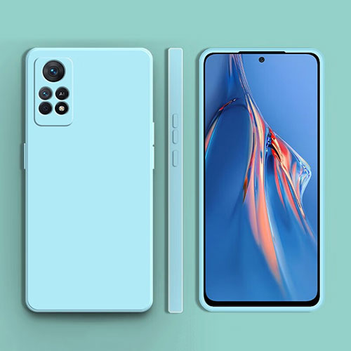 Ultra-thin Silicone Gel Soft Case 360 Degrees Cover YK1 for Xiaomi Poco X4 Pro 5G Mint Blue