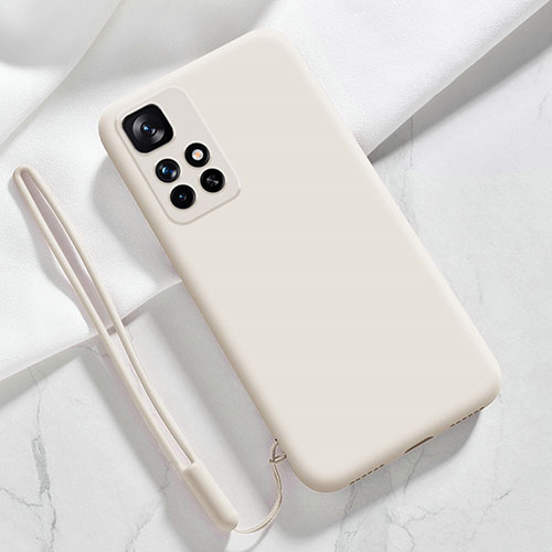 Ultra-thin Silicone Gel Soft Case 360 Degrees Cover YK1 for Xiaomi Redmi 10 (2022) White