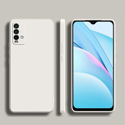 Ultra-thin Silicone Gel Soft Case 360 Degrees Cover YK1 for Xiaomi Redmi 9 Power White