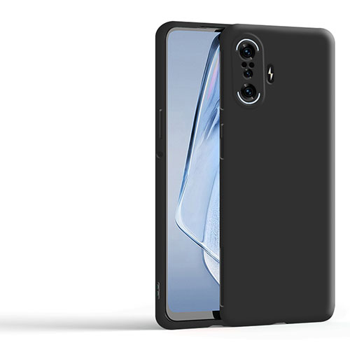 Ultra-thin Silicone Gel Soft Case 360 Degrees Cover YK1 for Xiaomi Redmi K40 Gaming 5G Black