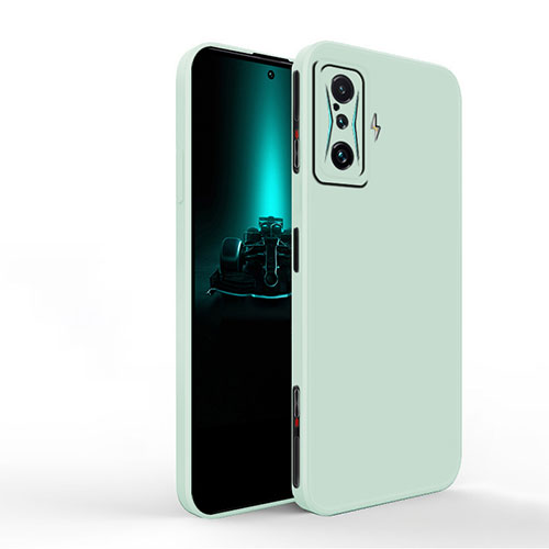 Ultra-thin Silicone Gel Soft Case 360 Degrees Cover YK1 for Xiaomi Redmi K50 Gaming 5G Matcha Green