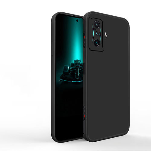 Ultra-thin Silicone Gel Soft Case 360 Degrees Cover YK1 for Xiaomi Redmi K50 Gaming AMG F1 5G Black