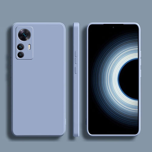 Ultra-thin Silicone Gel Soft Case 360 Degrees Cover YK1 for Xiaomi Redmi K50 Ultra 5G Lavender Gray