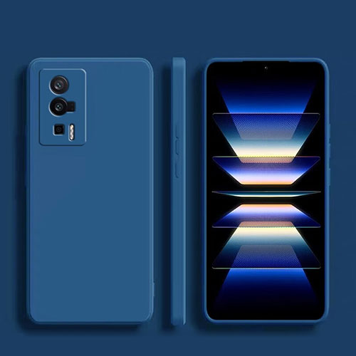 Ultra-thin Silicone Gel Soft Case 360 Degrees Cover YK1 for Xiaomi Redmi K60 5G Blue