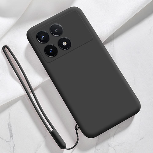 Ultra-thin Silicone Gel Soft Case 360 Degrees Cover YK1 for Xiaomi Redmi K70E 5G Black