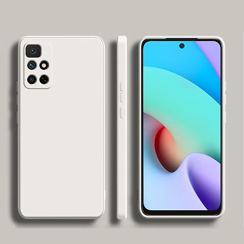 Ultra-thin Silicone Gel Soft Case 360 Degrees Cover YK1 for Xiaomi Redmi Note 11 4G (2022) White