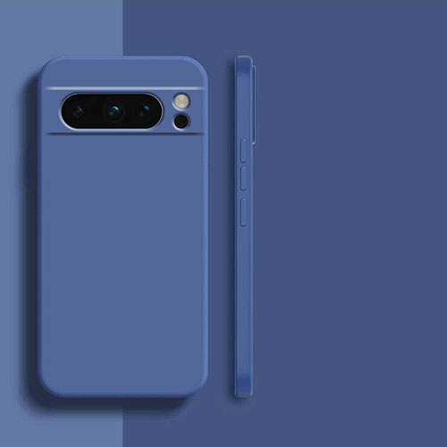 Ultra-thin Silicone Gel Soft Case 360 Degrees Cover YK2 for Google Pixel 8 Pro 5G Blue