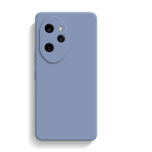 Ultra-thin Silicone Gel Soft Case 360 Degrees Cover YK2 for Huawei Honor 100 Pro 5G Lavender Gray