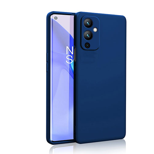 Ultra-thin Silicone Gel Soft Case 360 Degrees Cover YK2 for OnePlus 9 5G Blue