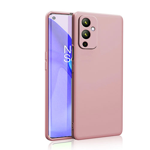 Ultra-thin Silicone Gel Soft Case 360 Degrees Cover YK2 for OnePlus 9 5G Pink