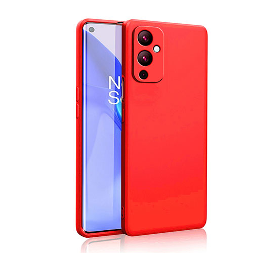 Ultra-thin Silicone Gel Soft Case 360 Degrees Cover YK2 for OnePlus 9 5G Red