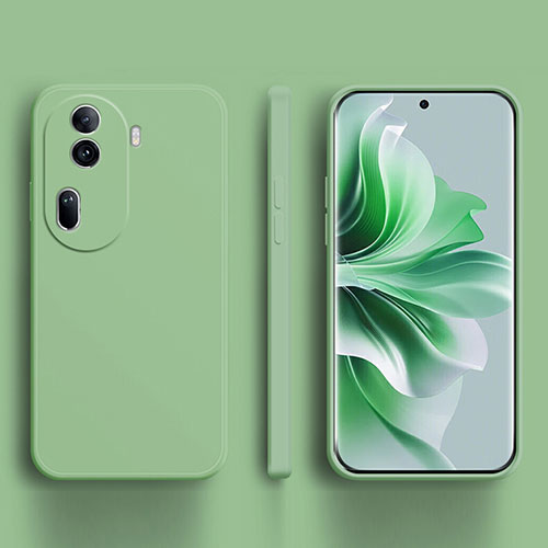 Ultra-thin Silicone Gel Soft Case 360 Degrees Cover YK2 for Oppo Reno11 Pro 5G Matcha Green