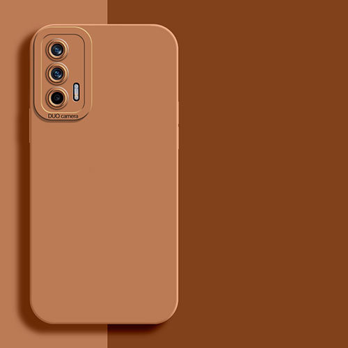 Ultra-thin Silicone Gel Soft Case 360 Degrees Cover YK2 for Realme GT Neo 5G Brown