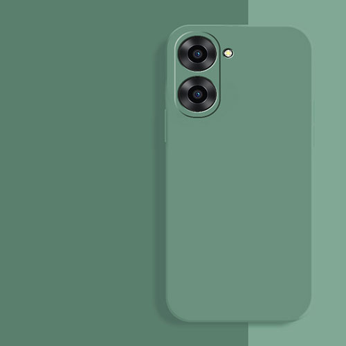 Ultra-thin Silicone Gel Soft Case 360 Degrees Cover YK2 for Realme V20 5G Midnight Green