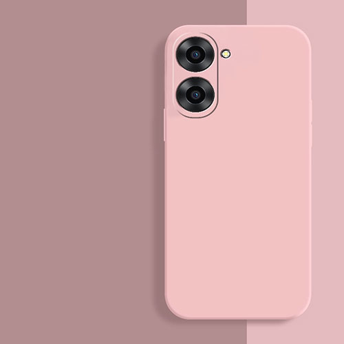 Ultra-thin Silicone Gel Soft Case 360 Degrees Cover YK2 for Realme V30 5G Pink