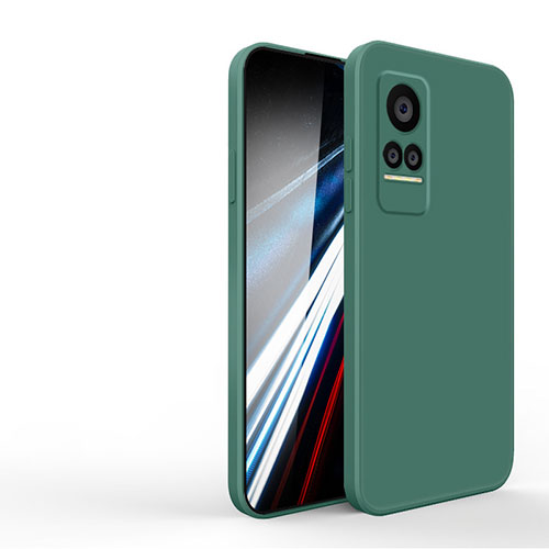 Ultra-thin Silicone Gel Soft Case 360 Degrees Cover YK2 for Xiaomi Civi 1S 5G Midnight Green