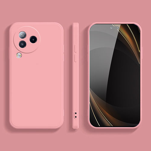 Ultra-thin Silicone Gel Soft Case 360 Degrees Cover YK2 for Xiaomi Civi 3 5G Pink