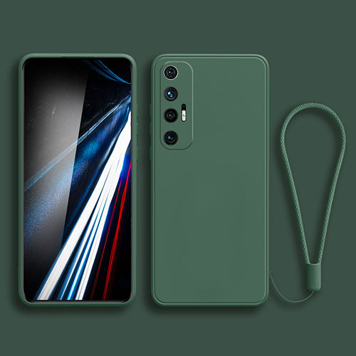 Ultra-thin Silicone Gel Soft Case 360 Degrees Cover YK2 for Xiaomi Mi 10S 5G Midnight Green